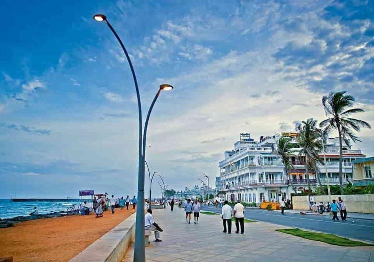 Chennai – Kanchipuram – Mahabalipuram – Pondicherry
