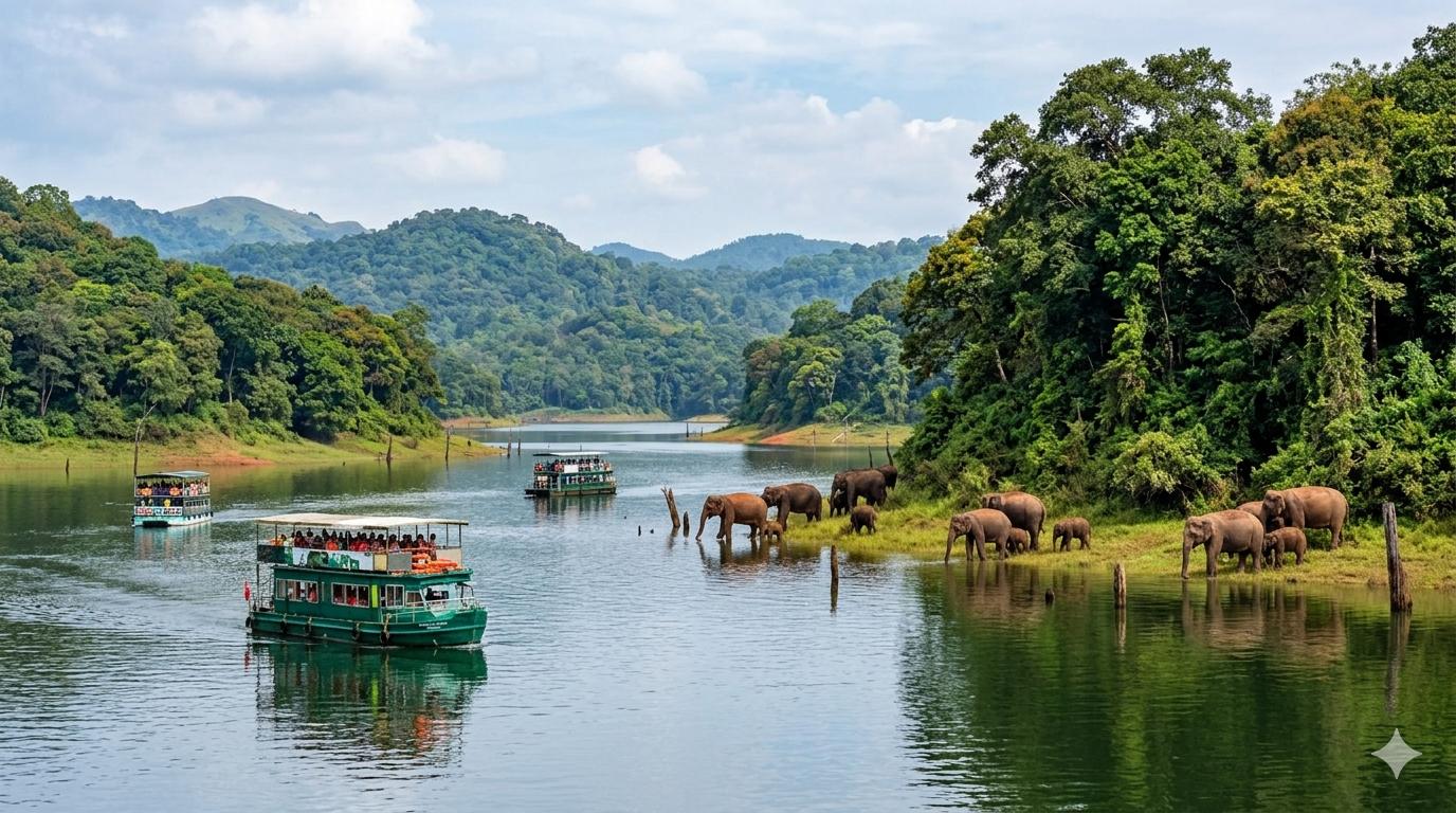 Cochin – Munnar – Thekkady – Alleppey – Cochin